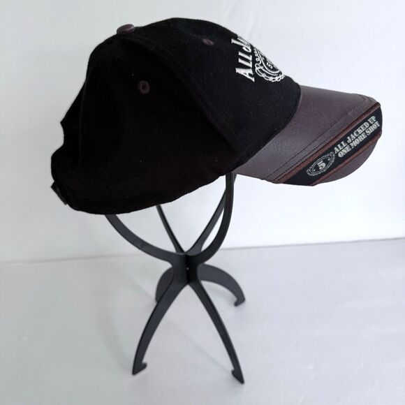 Whiskey Hat All Jacked Up Old 5 O'clock Brand Country Southern Leather-like Bill - Picture 2 of 5